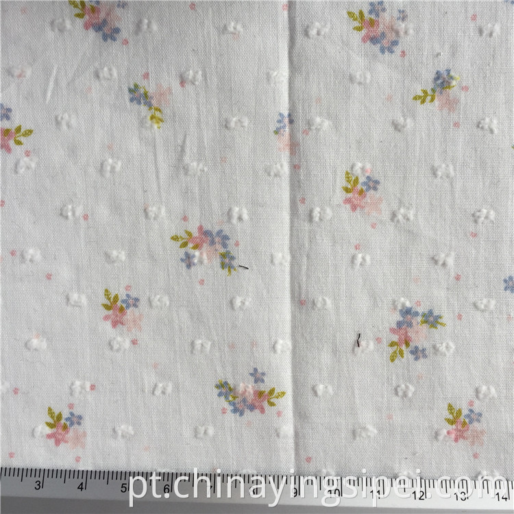 Fabricante Shaoxing Stock -LOT Jacquard Tecida 100% de tecido de algodão puro